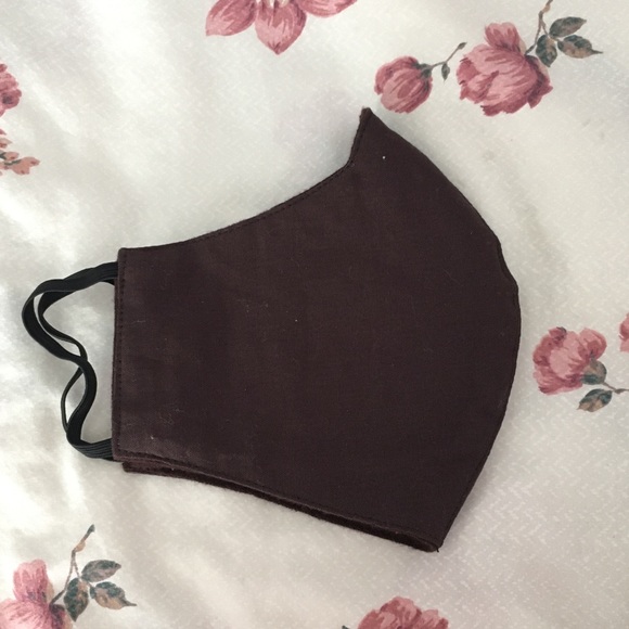 Dark Brown Solid: Quality Face Mask - Picture 4 of 5